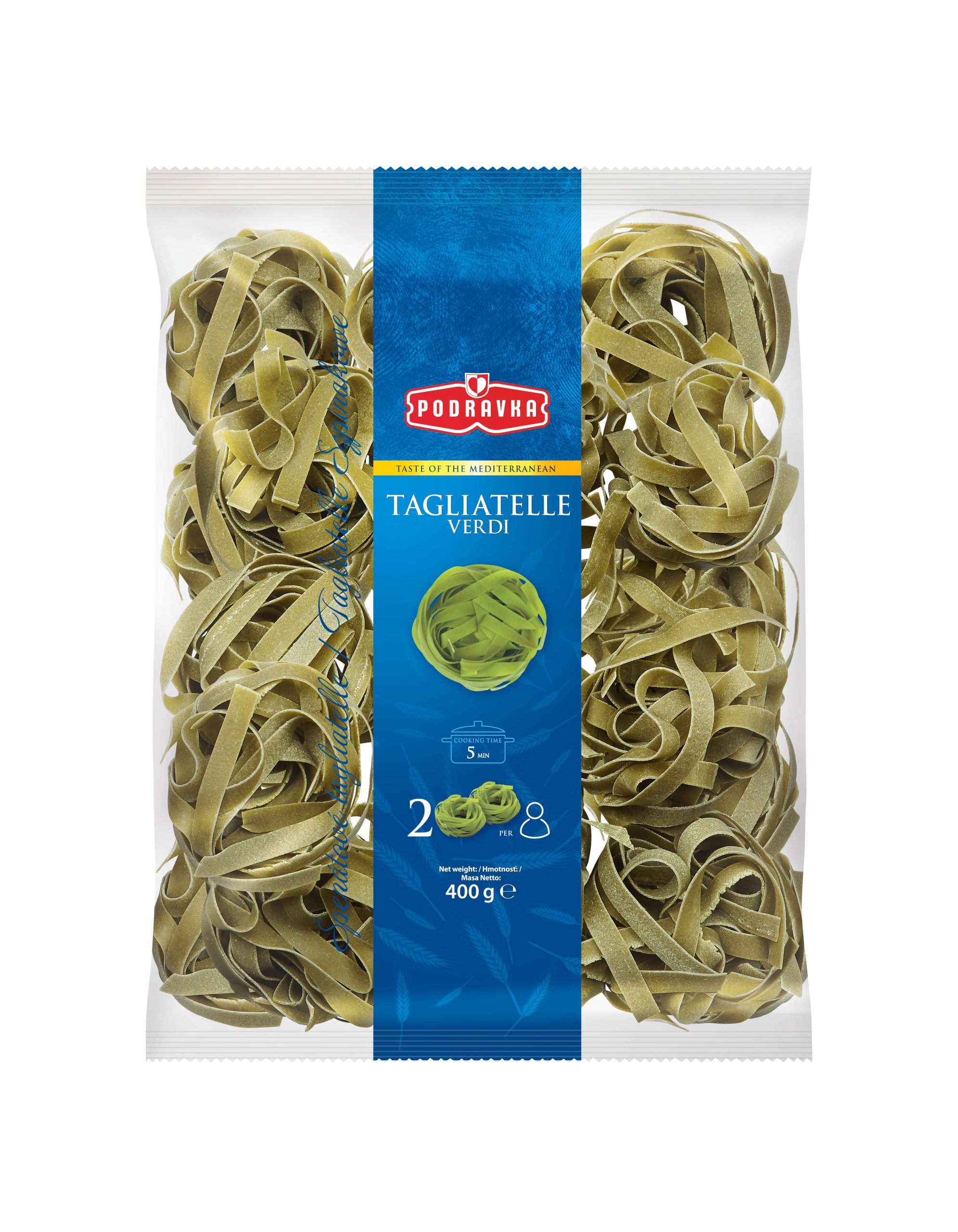 Tagliatelle špenátové