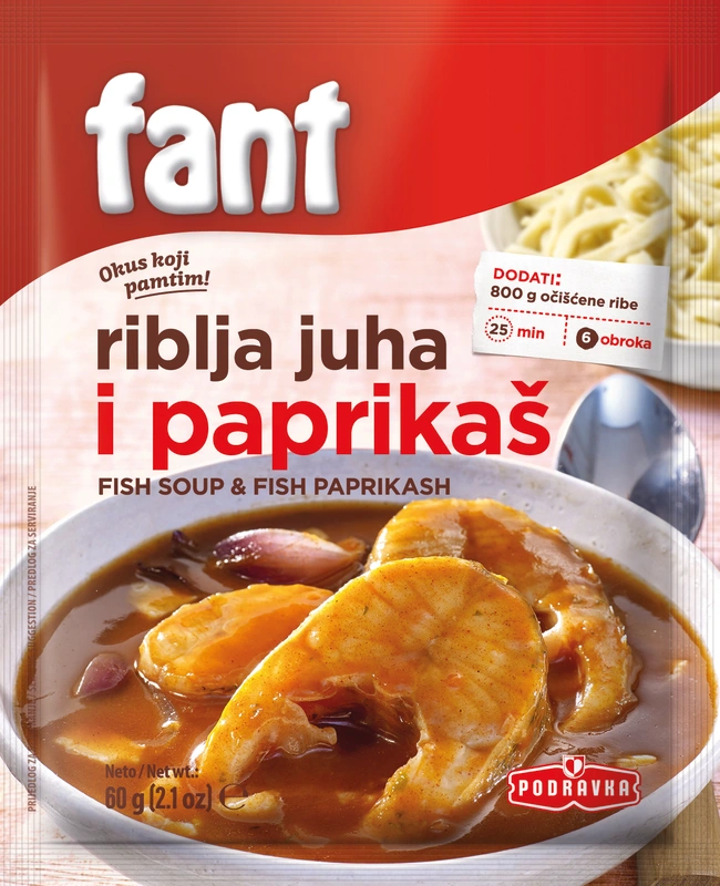 FANT für Fischsuppe und Paprikasch