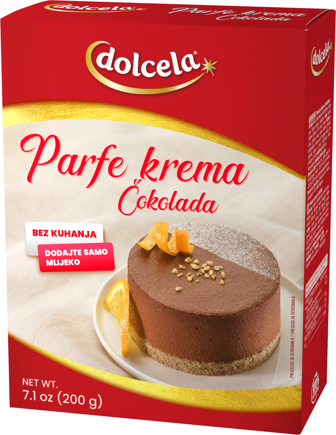 Parfait cream chocolate