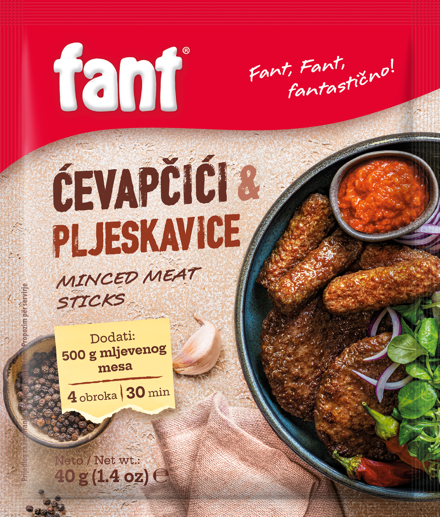 Fant seasoning mix for meat sticks