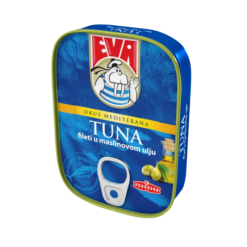 Tuna filets in olive oil