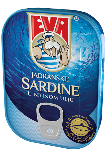 Adriatic sardines with vegetable oil