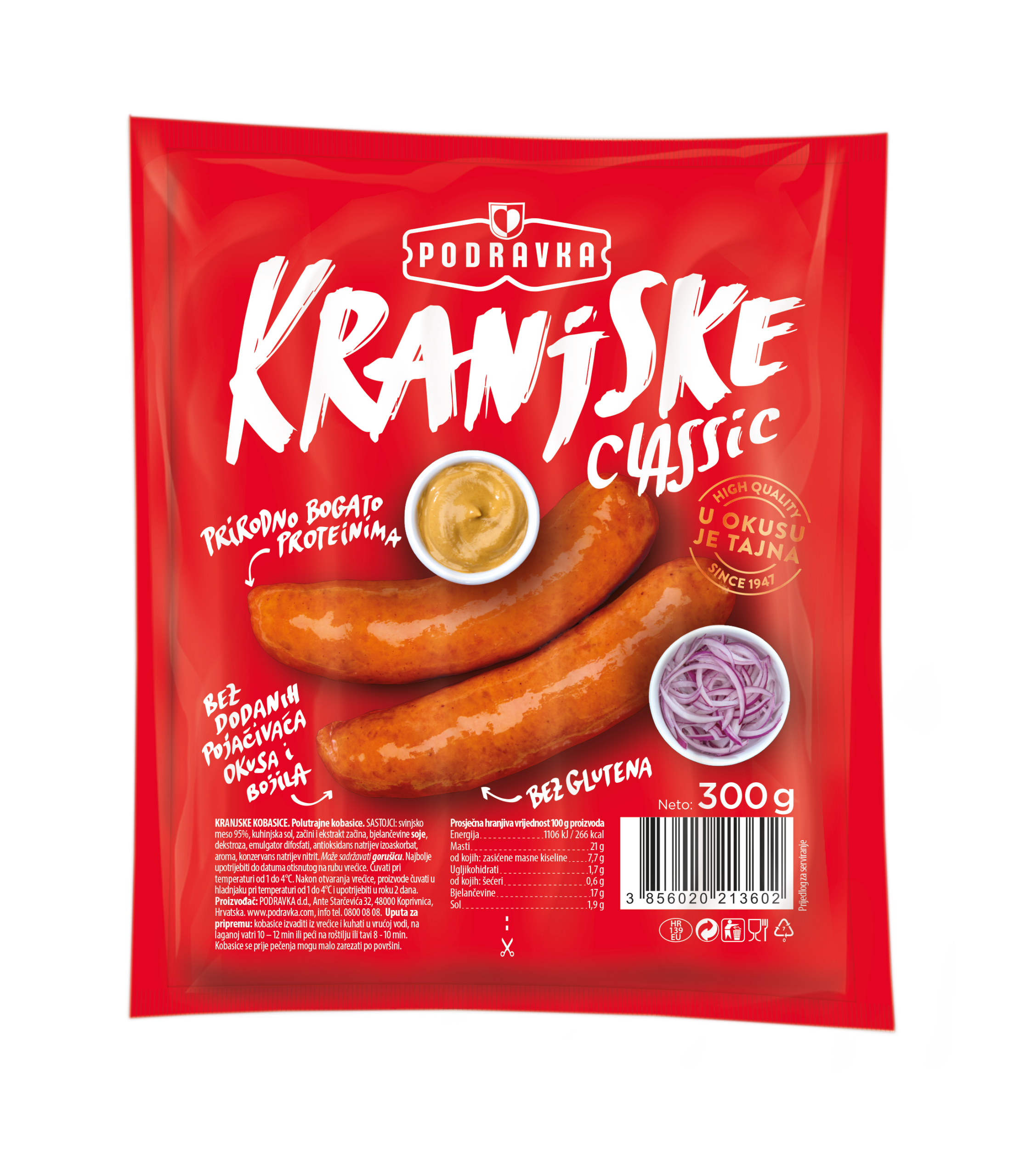 Kranjska sausages