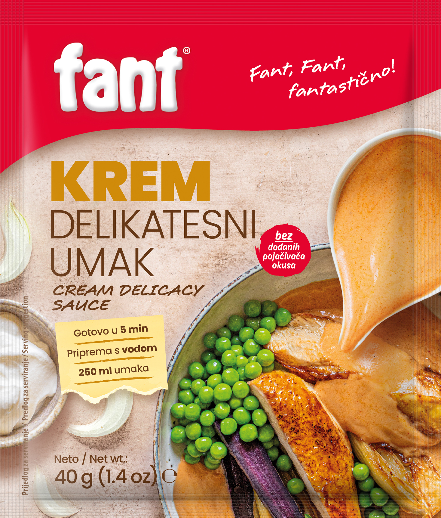 Fant seasoning mix for delicacy cream sauce