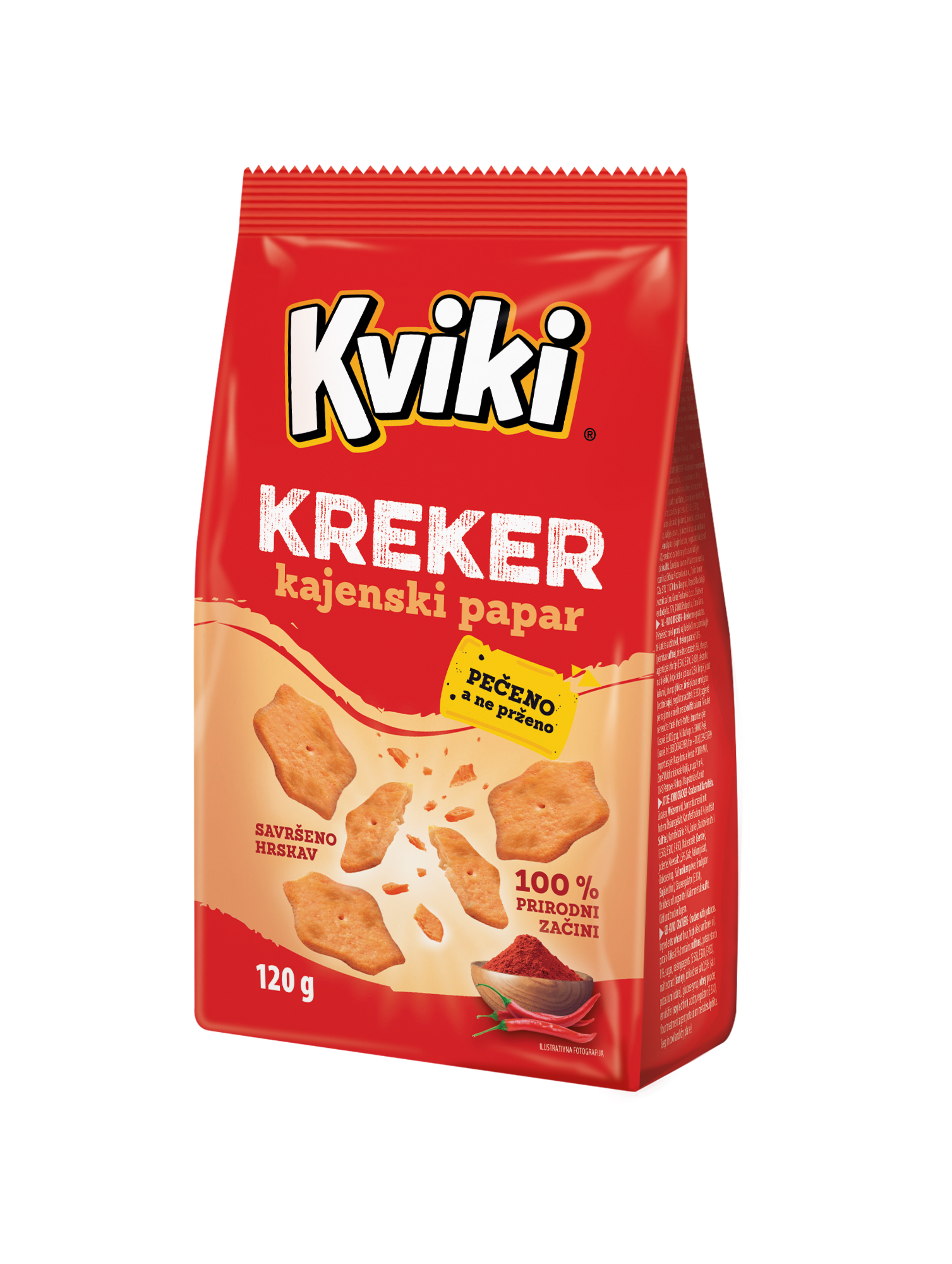 Kviki cayen pepper cracker