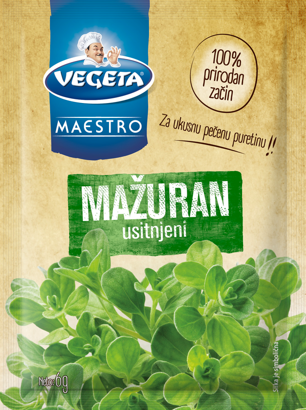 Marjoram chopped