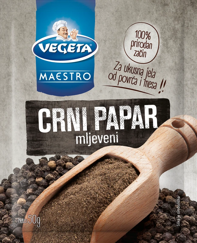 Black pepper ground