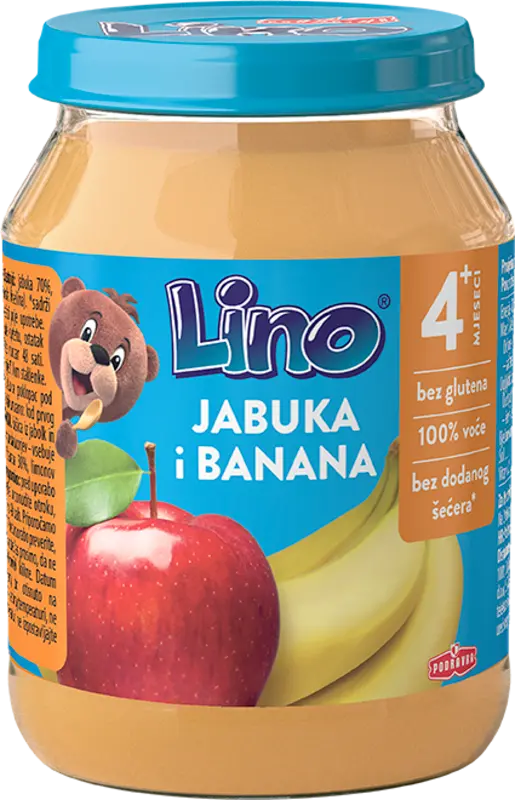 Lino puree apple and banana