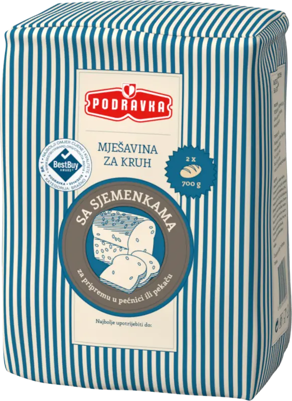 Bread mix with seeds