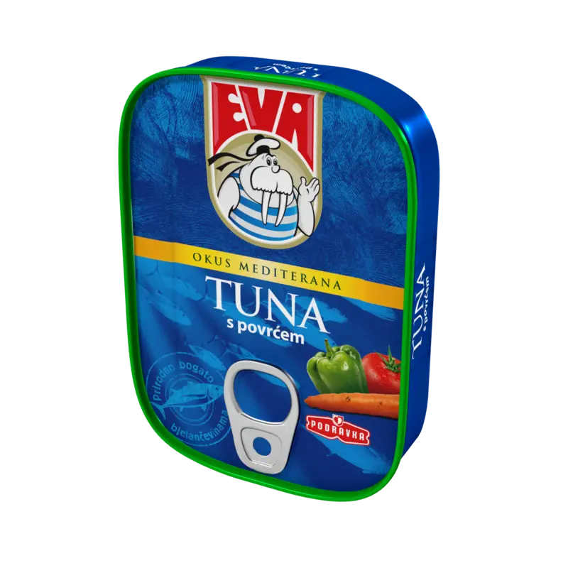 Tuna with vegetables in sauce