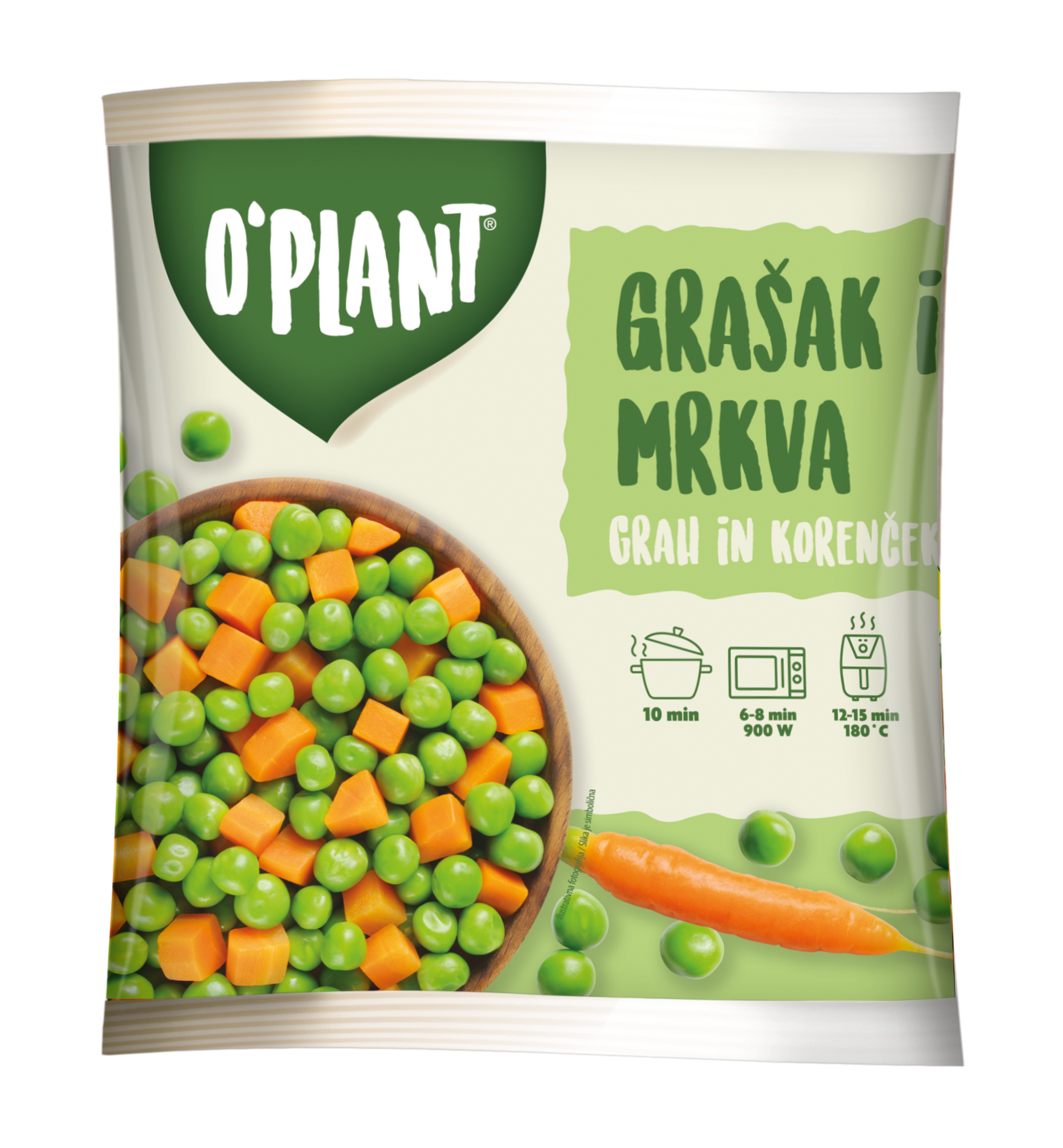 Peas and carrots