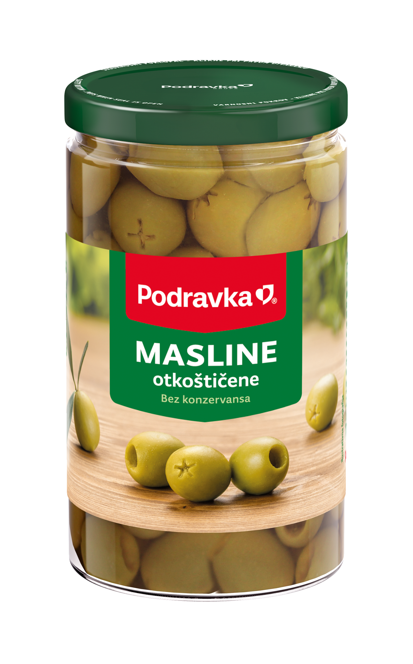 Zelene masline otkoštičene