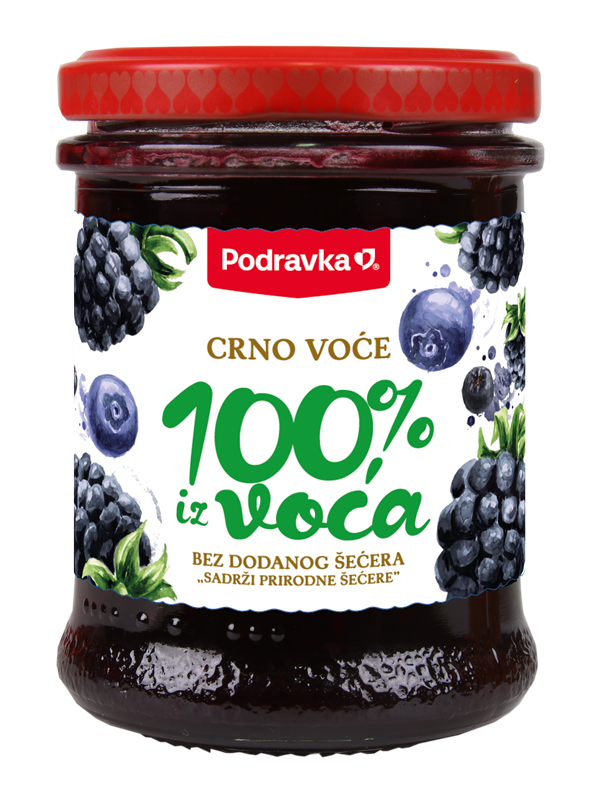 Crno voće voćni namaz 100% iz voća
