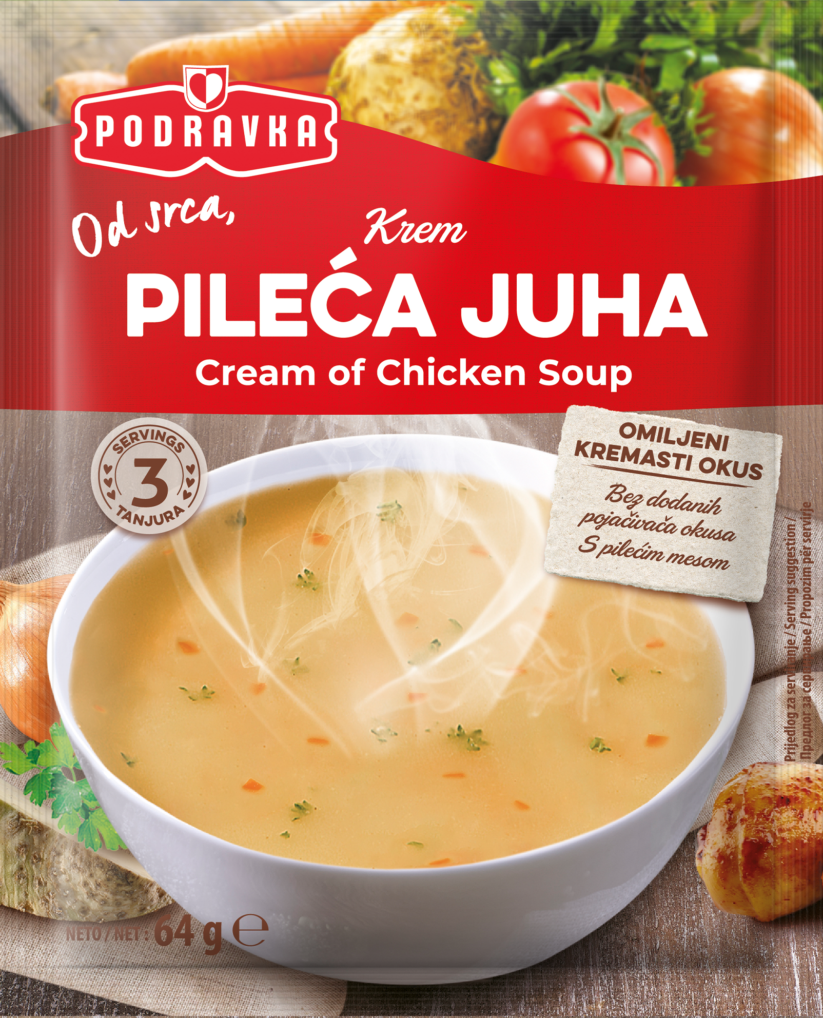 Krem pileća juha