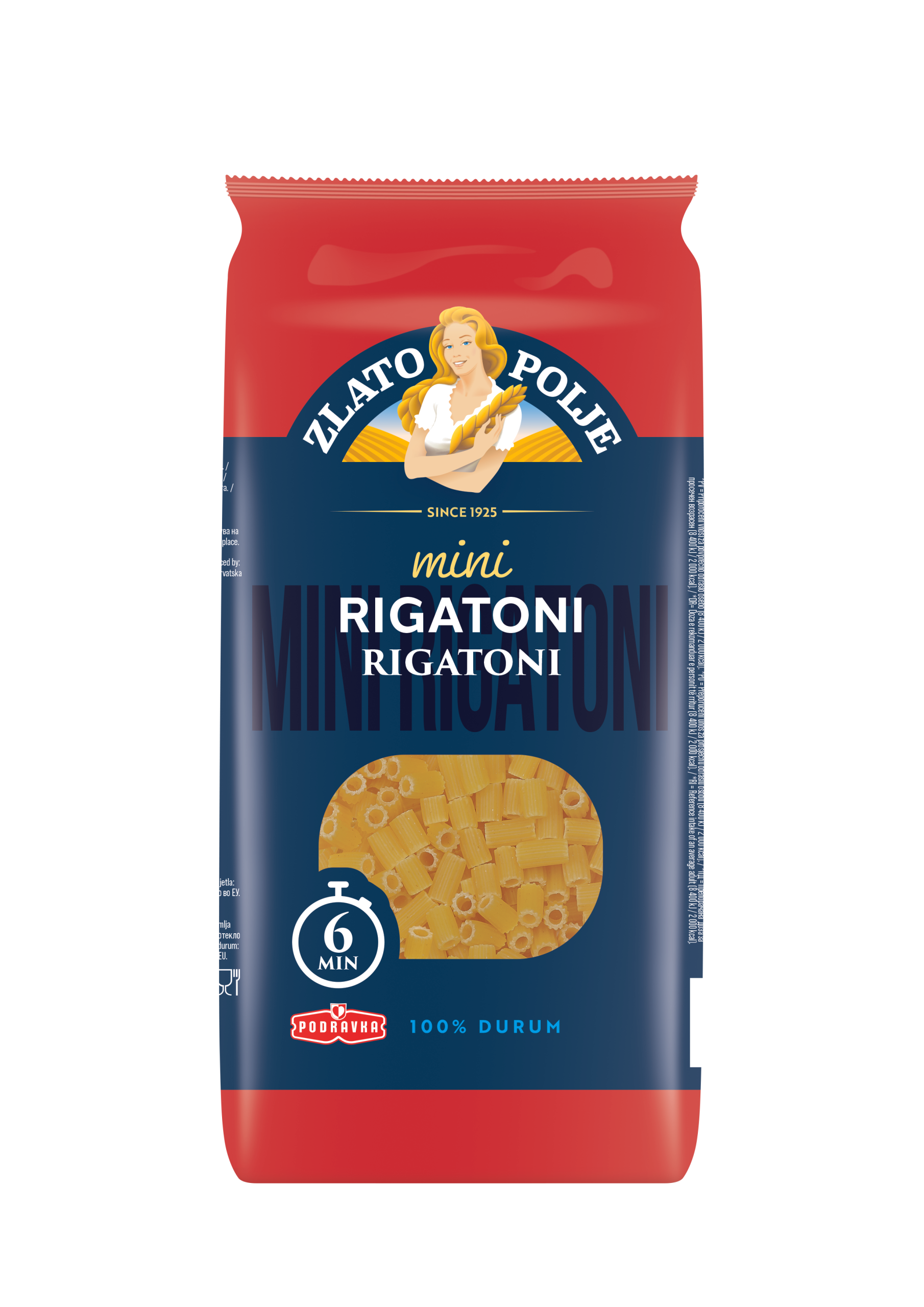 Mini rigatoni