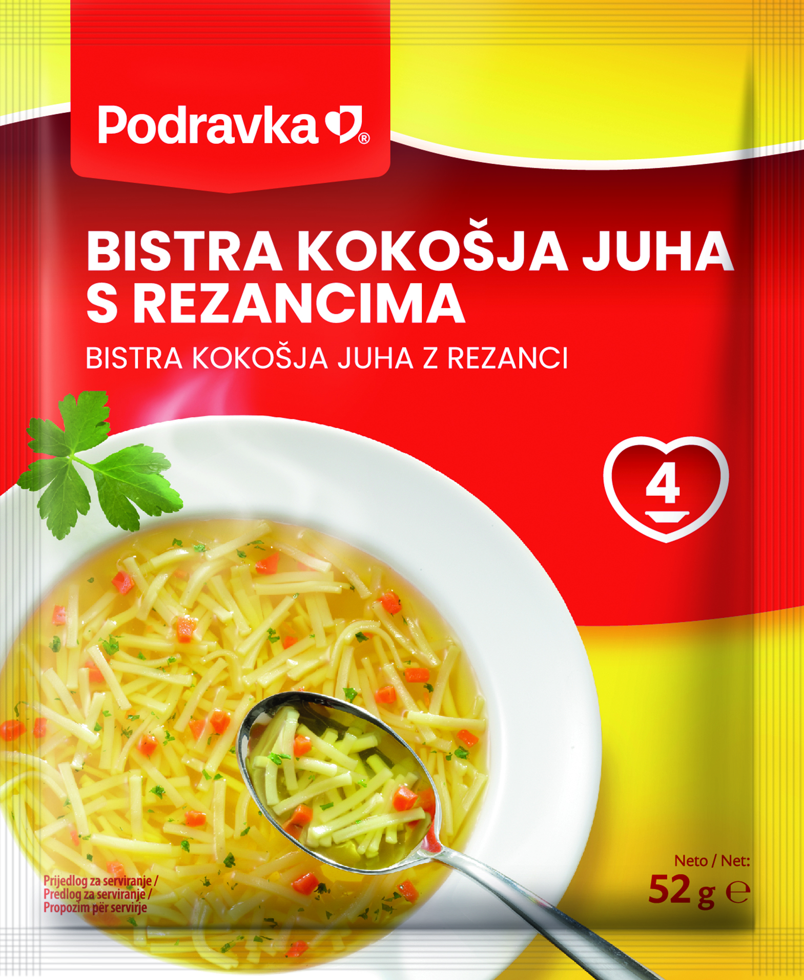 Bistra kokošja juha s rezancima