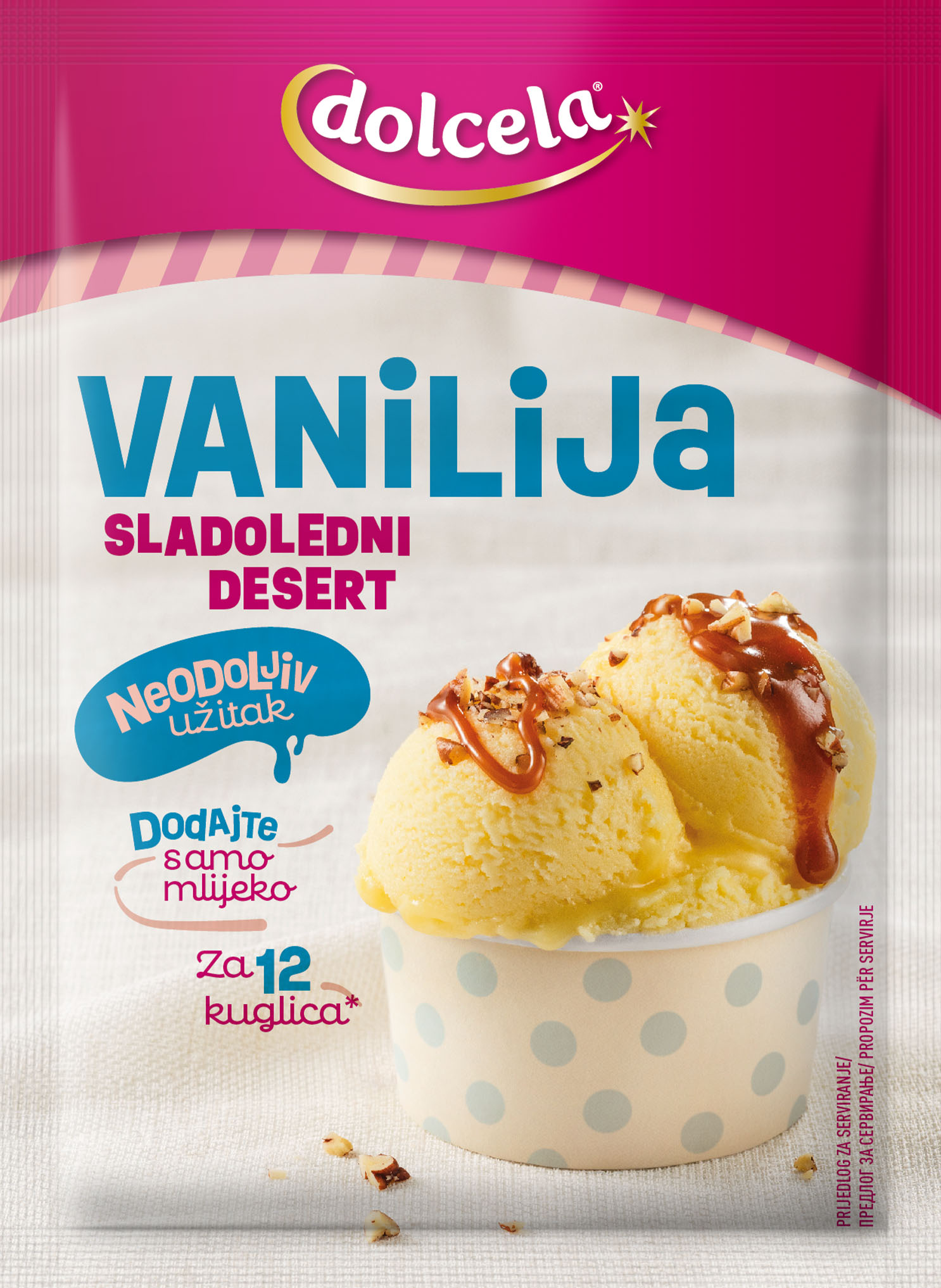 Sladoledni desert vanilija