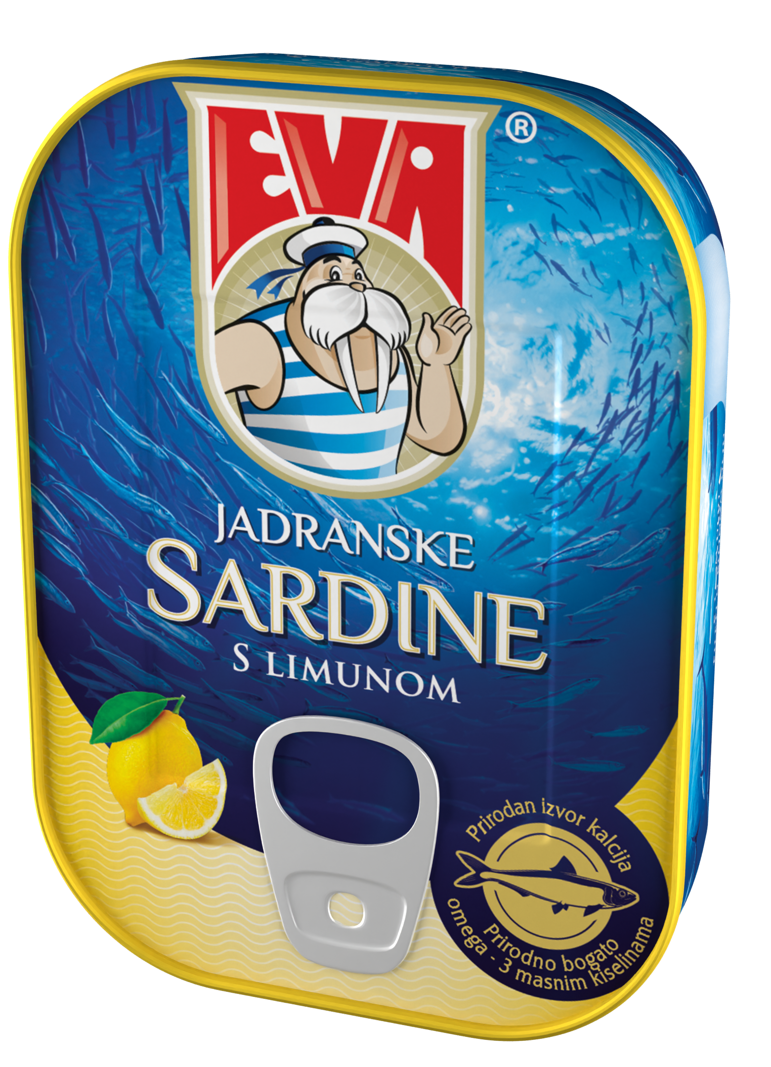 Eva Sardine în ulei vegetal cu lămâie