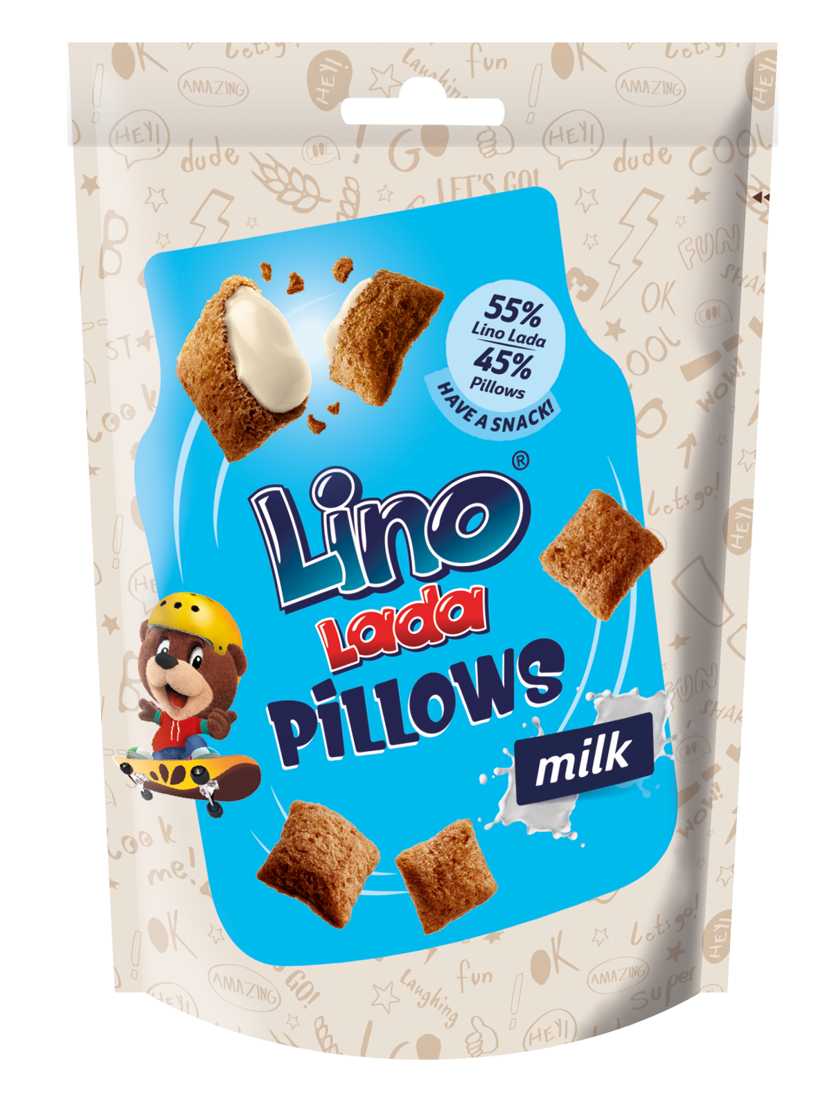 Lino Lada pernite umplute cu crema de lapte