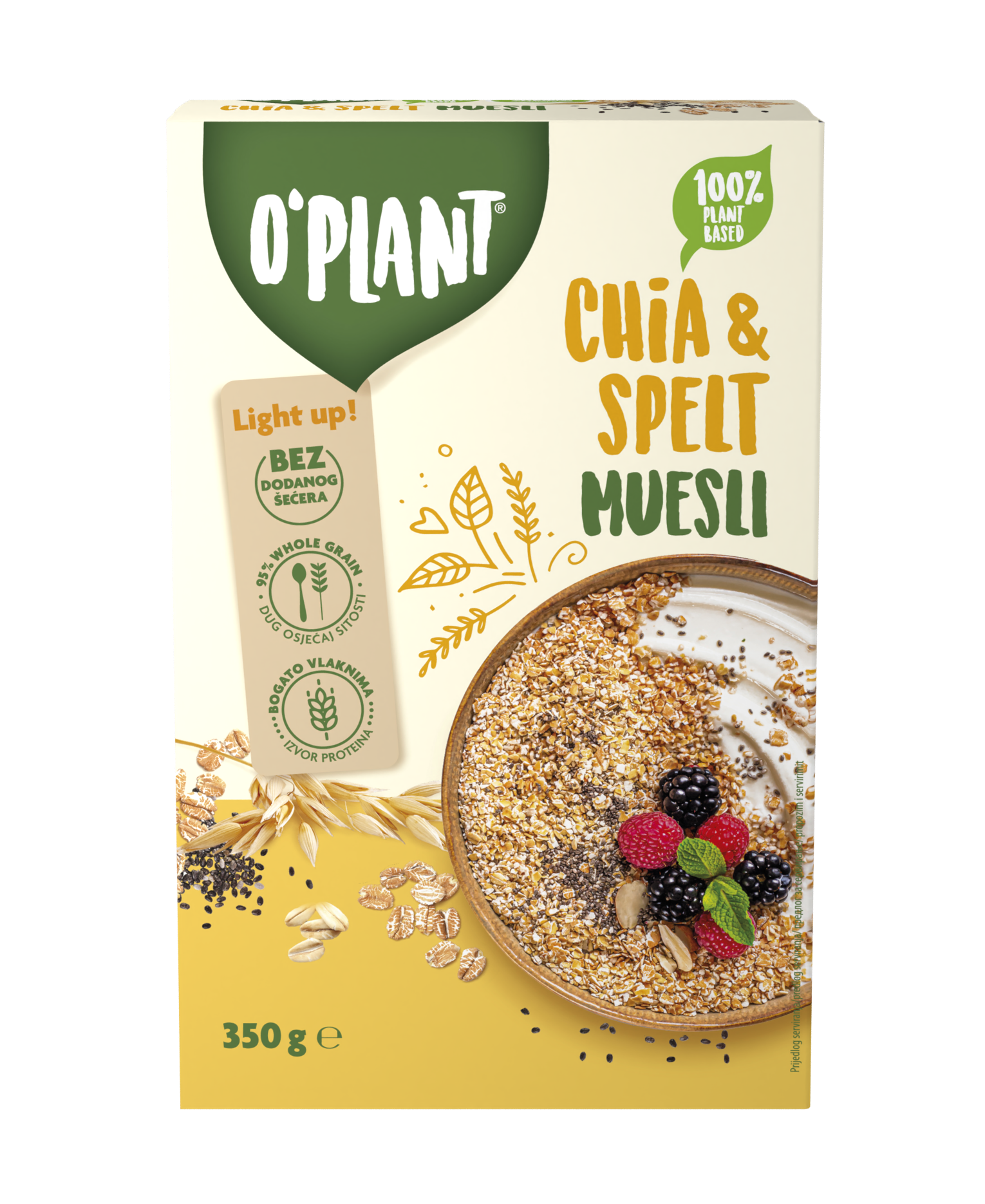 O’Plant Musli cu chia & spelta
