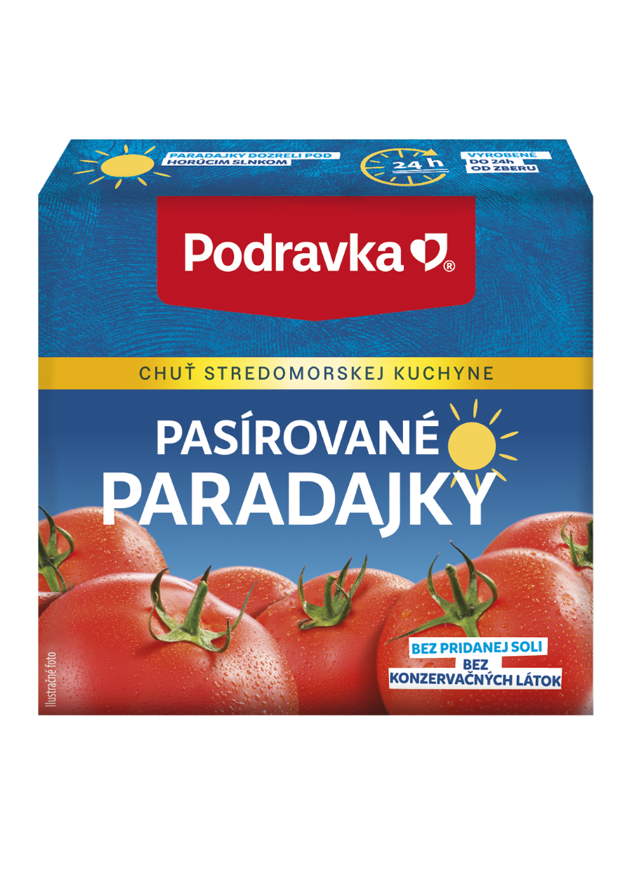 Pasírované paradajky