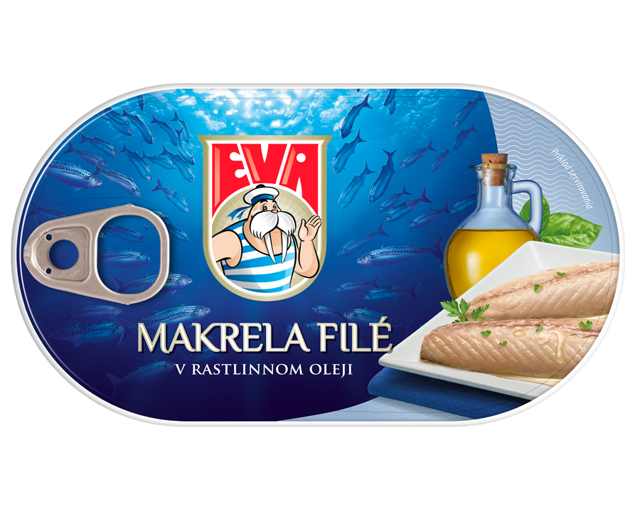 EVA Makrely v rastlinnom oleji