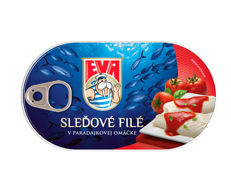 EVA Sleďové filé v paradajkovej omáčke