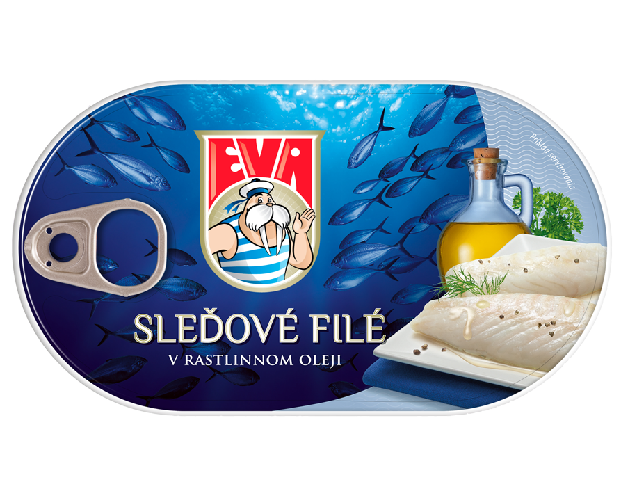 EVA Sleďové filé v rastlinnom oleji