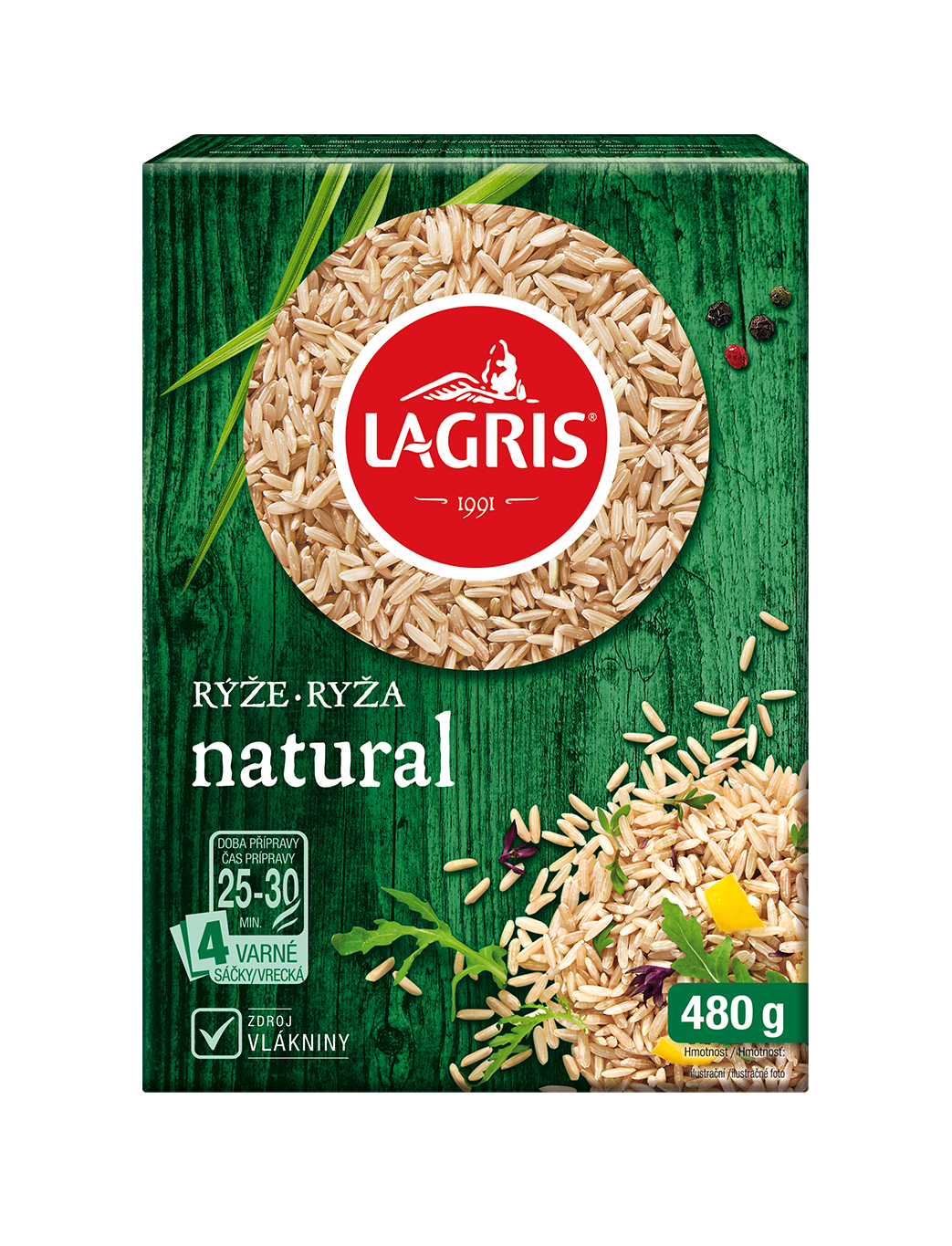 Ryža natural varné vrecká