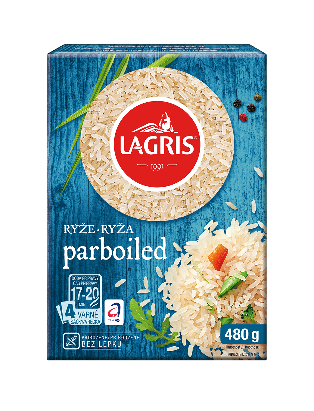 Ryža parboiled varné vrecká