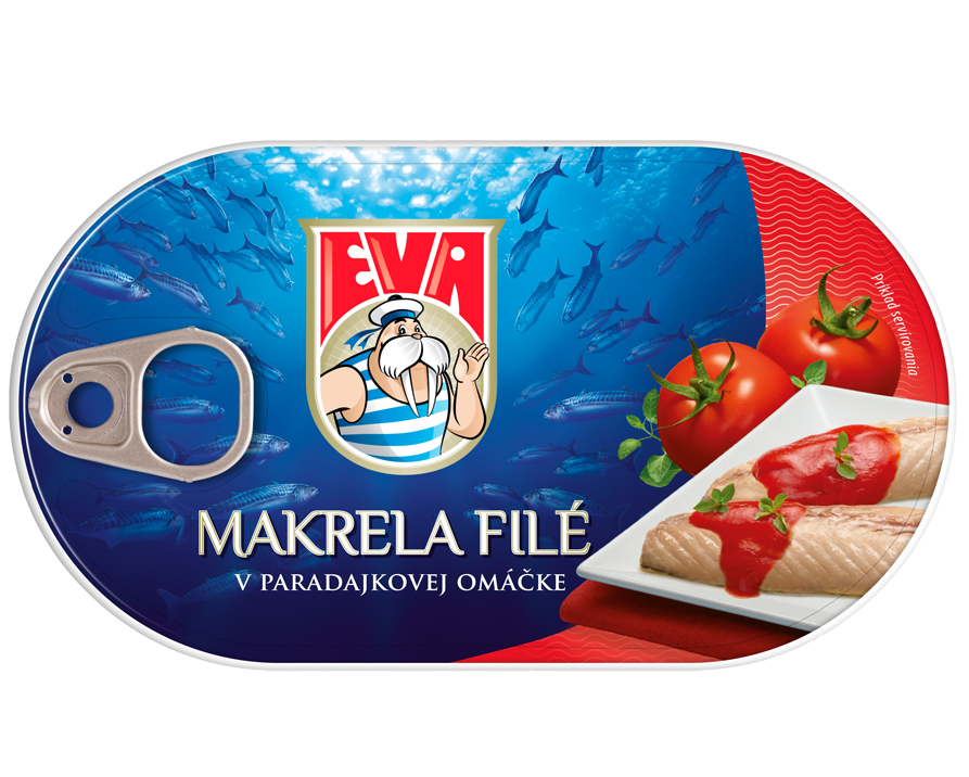 EVA Makrely v paradajkovej omáčke