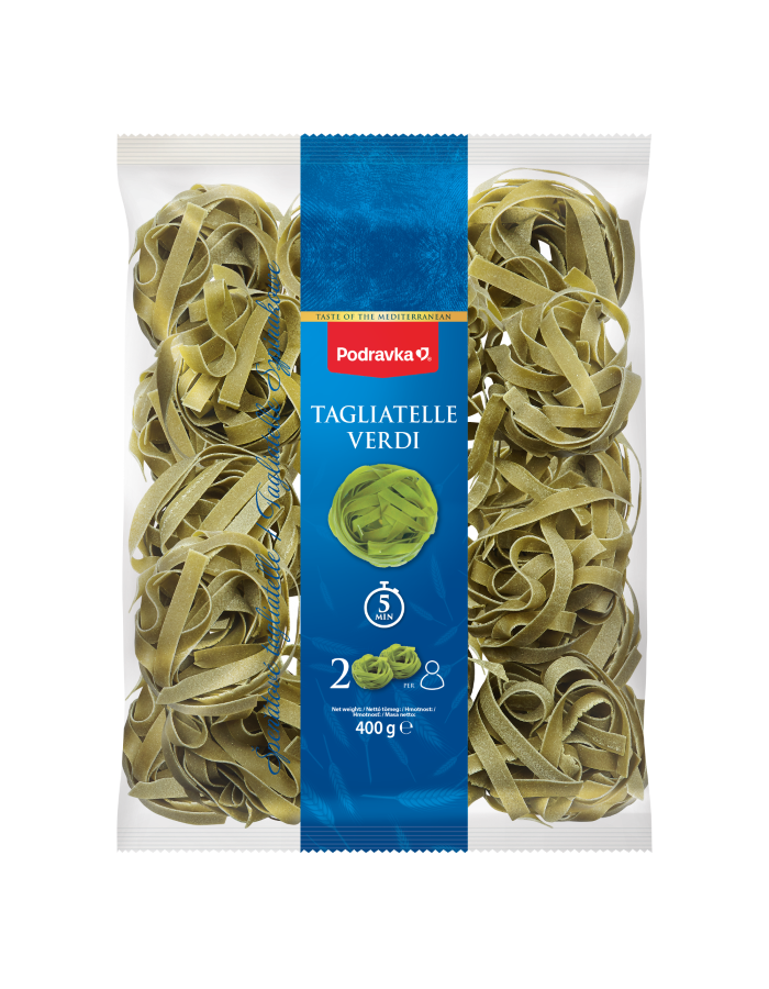 Tagliatelle špenátové