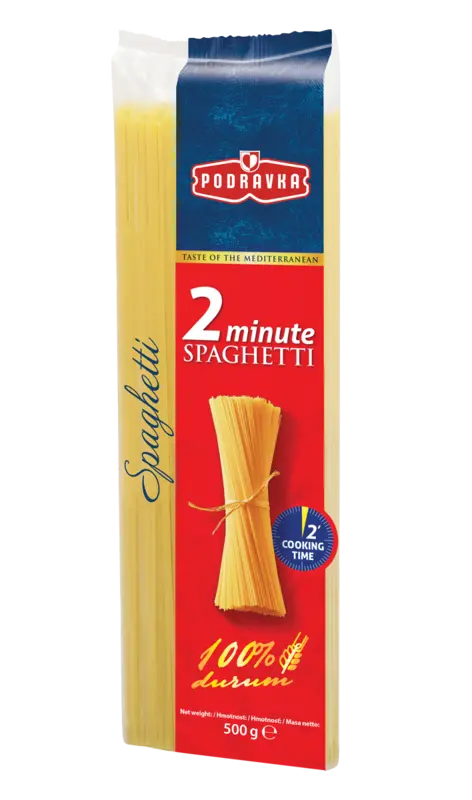 Spaghetti 2-minútové